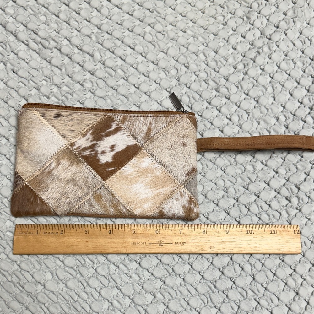 The Royal Standard Cowhide Wristlet
